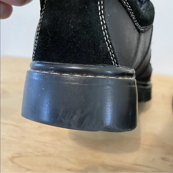 skechers 90s y2k grunge punk black shoes sneakers lace up size 11 chunky Goth - Picture 10 of 12